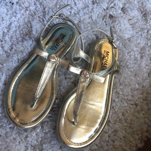 Gold Michael Kors Sandals !!!